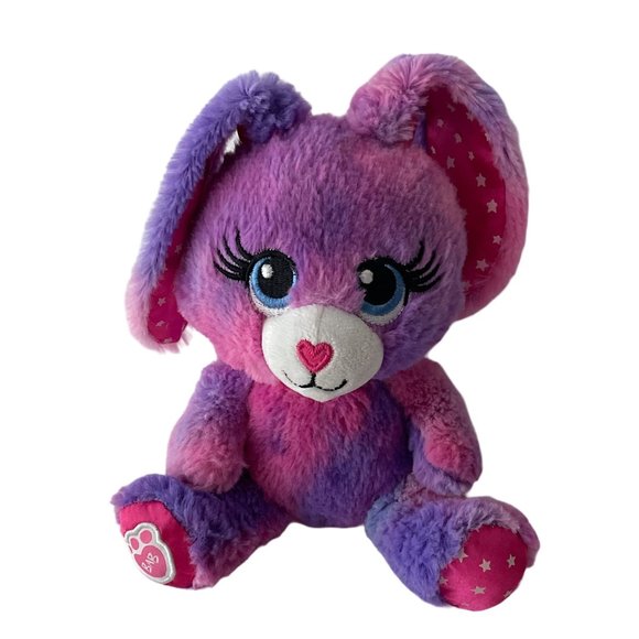 Build a Bear Plush Buddies Stars Glow Bunny Mini 7" Stuffed Animal Toy Easter - Picture 1 of 14